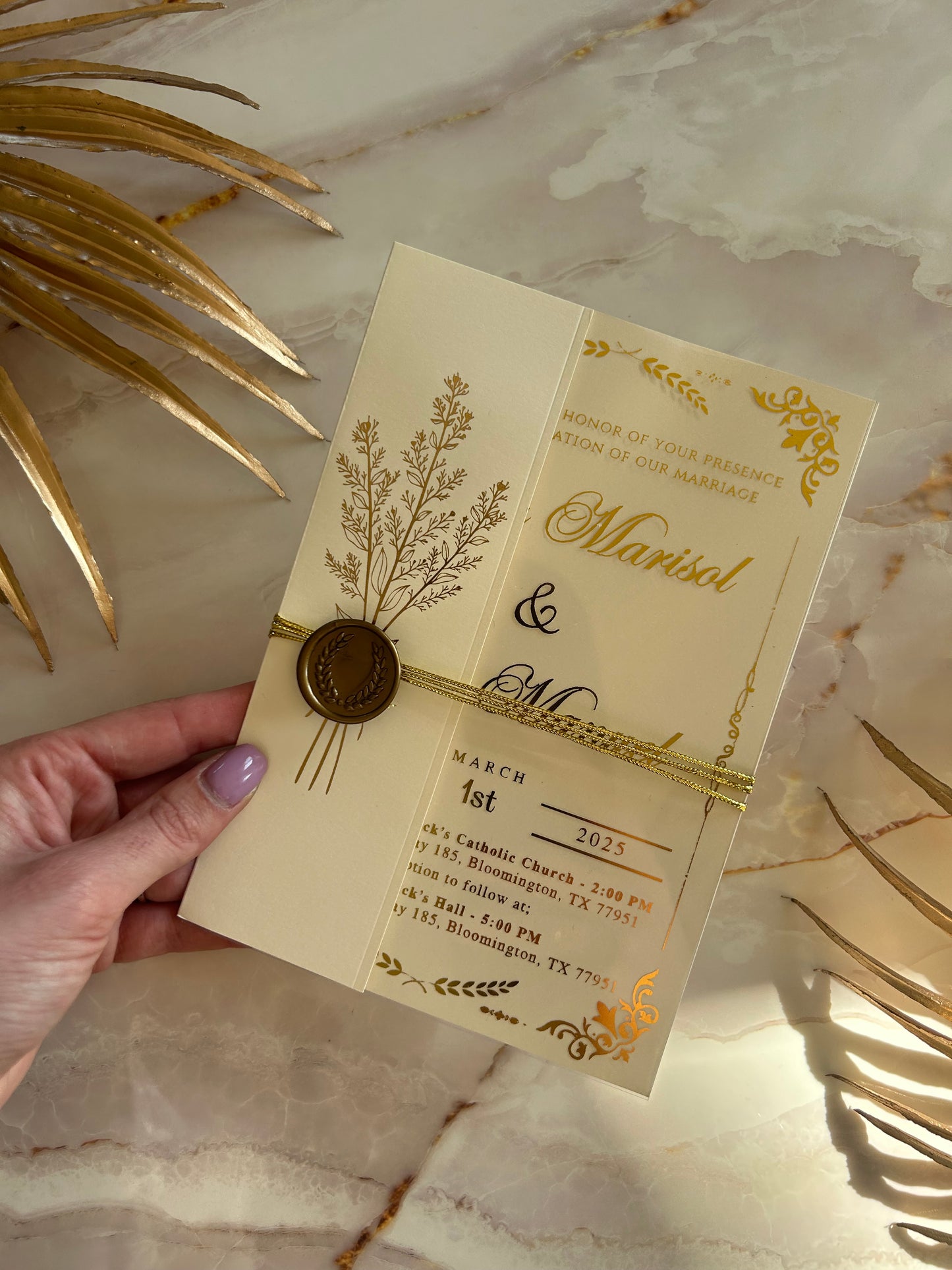 10607-5-80 pcs+ envelope+ wax seal