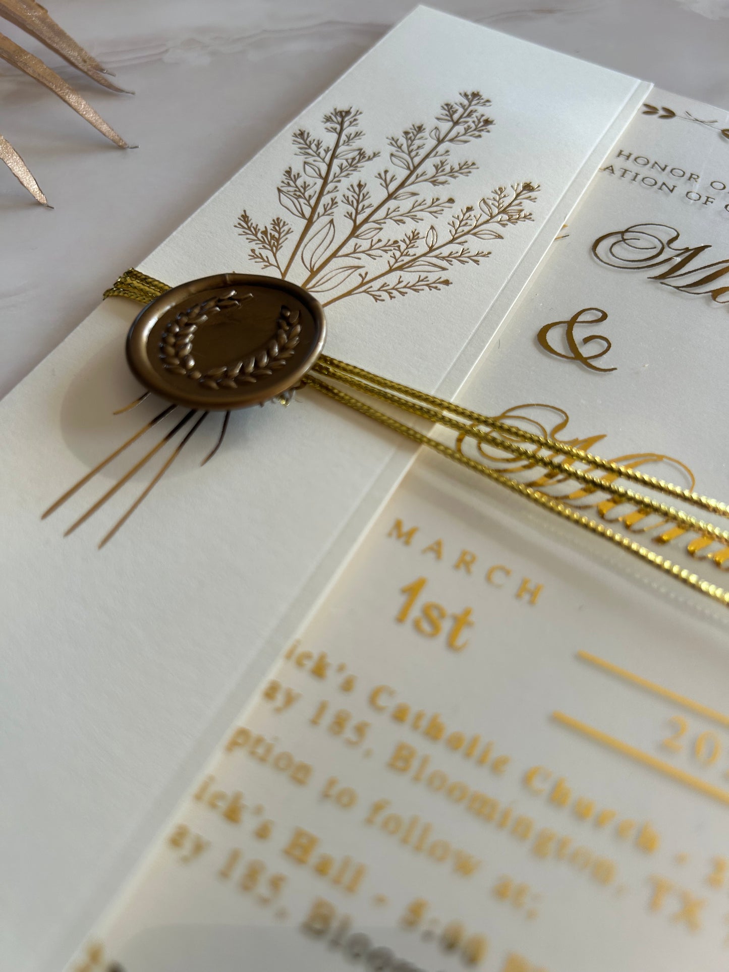 10607-5-80 pcs+ envelope+ wax seal
