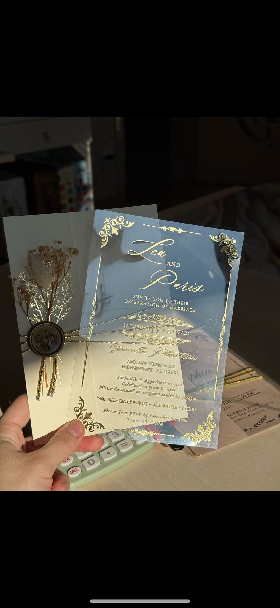 80 pcs invitation set