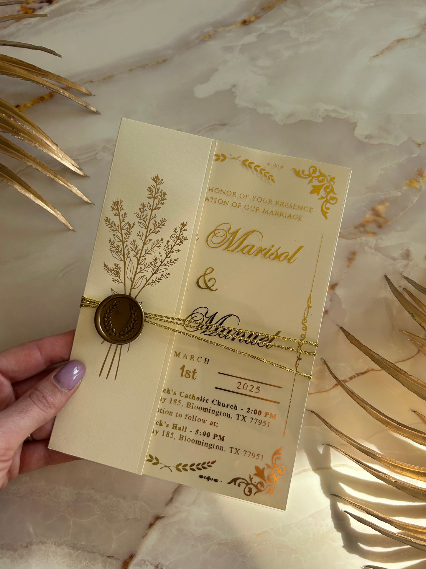 10607-5-80 pcs+ envelope+ wax seal
