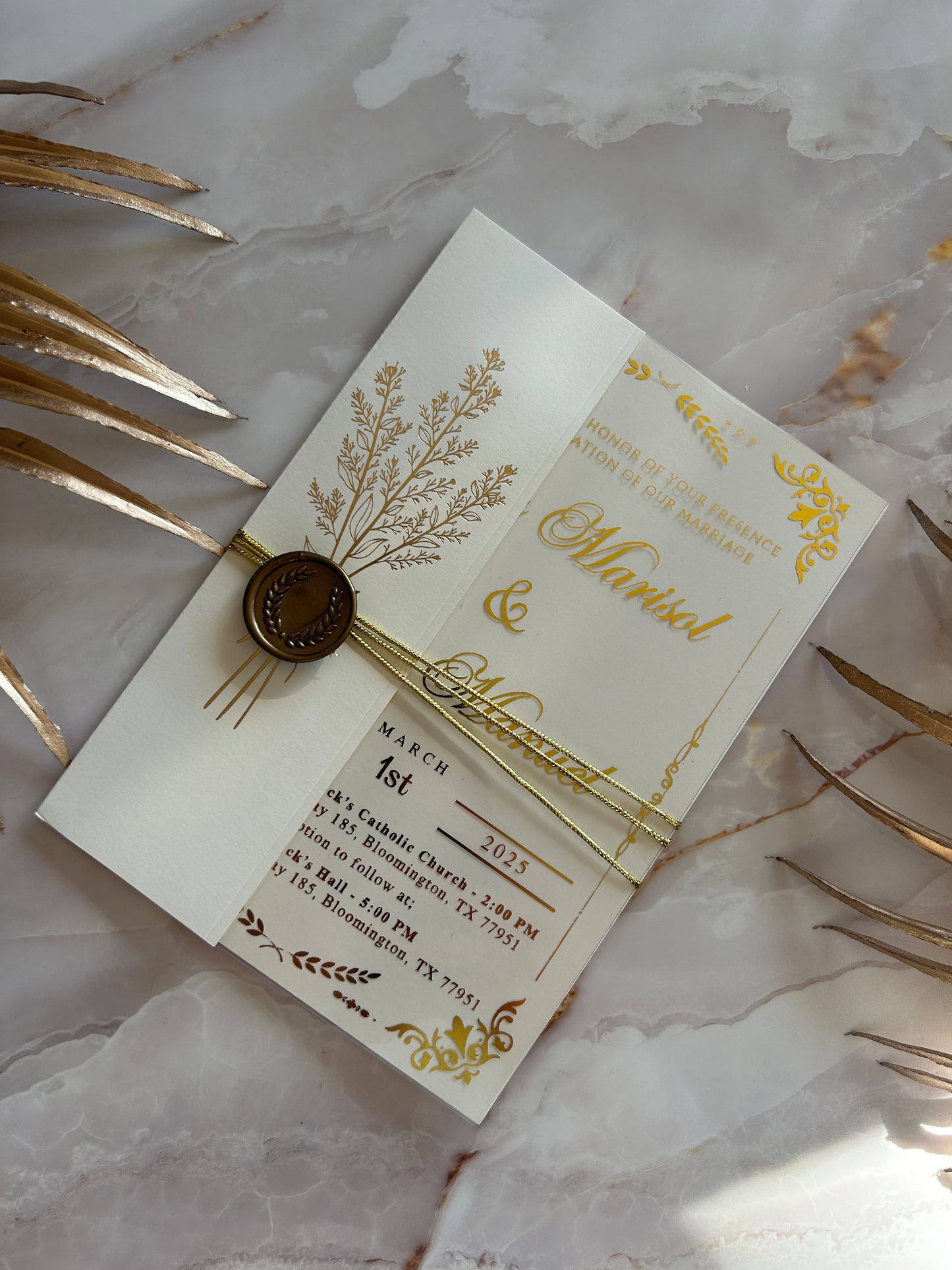 10607-5-80 pcs+ envelope+ wax seal