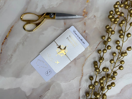 Boarding Pass Wedding Invitation