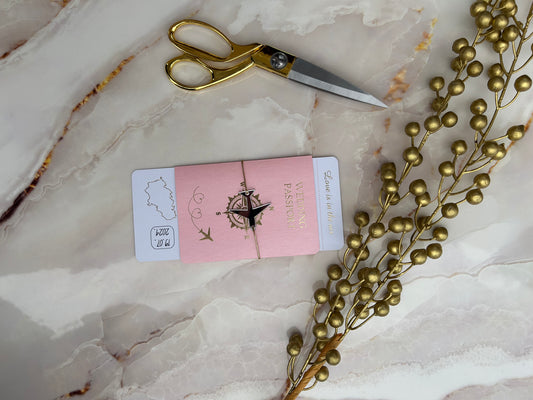 Passport Wedding Invitation